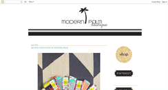 Desktop Screenshot of modernpalmblog.com